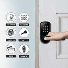 card code smart lock access control system electric fingerprint lock