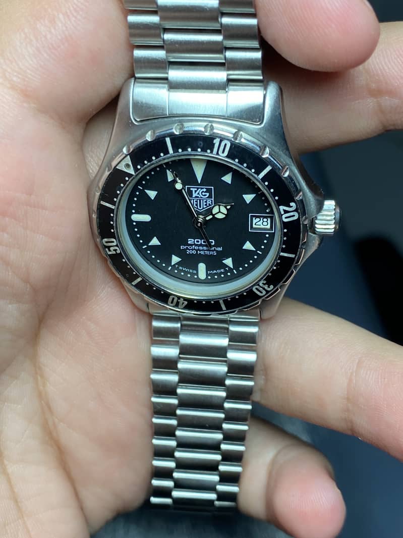 Tag heuer 2000 professional 200 meters 973.013 Used in great conditio 4