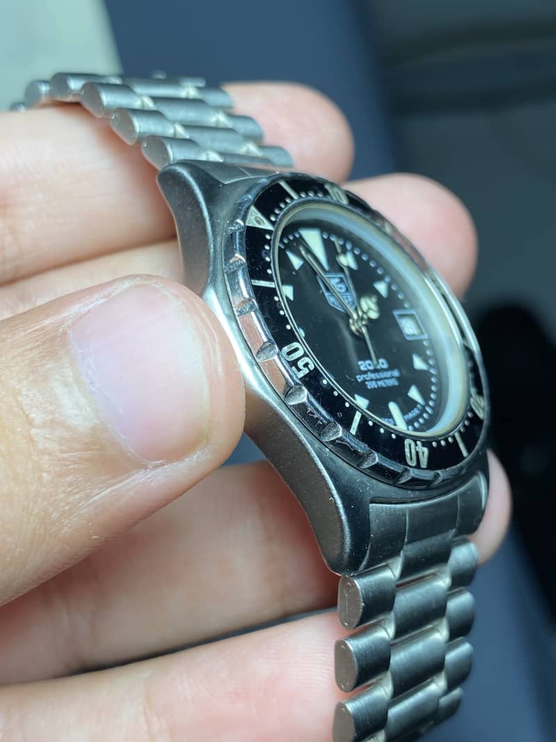 Tag heuer 2000 professional 200 meters 973.013 Used in great conditio 5