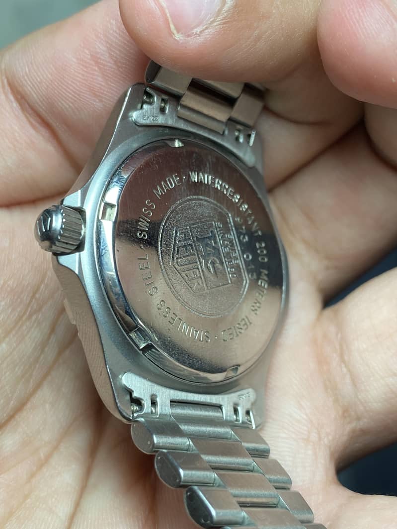 Tag heuer 2000 professional 200 meters 973.013 Used in great conditio 6