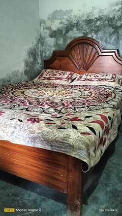 King size bed/ Wooden bed