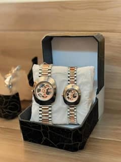 Beautiful couple Chain watch