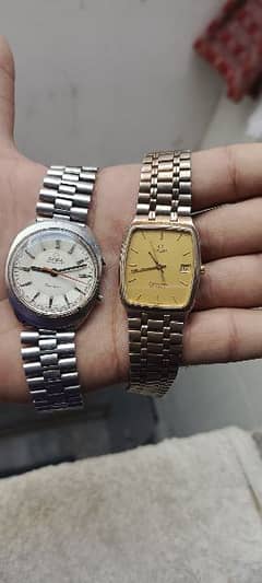 omega Chronostop and omega smaster quartz