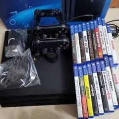 game PS4 pro 1 TB complete box