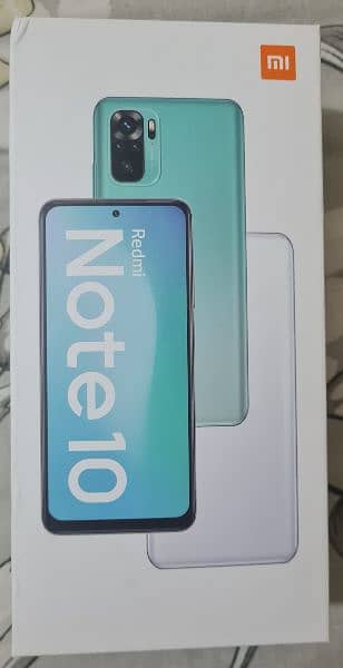 Redmi Note 10 full box all accessories 4/128 2