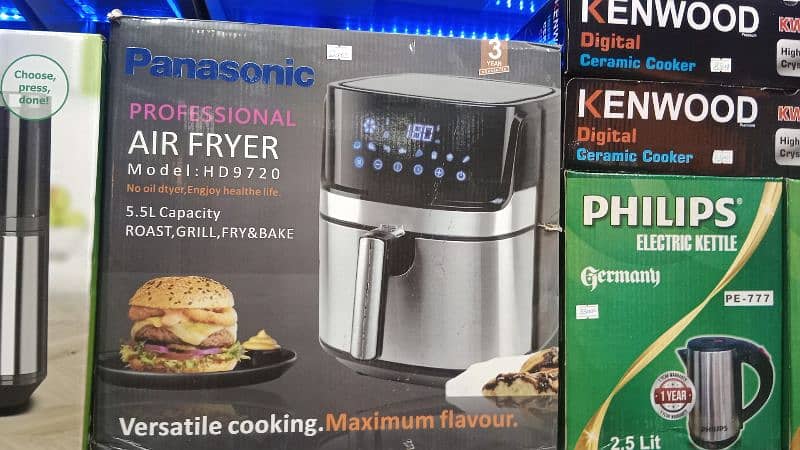 Kenwood, Panasonic, Philips Air fryer fresh stock available 3