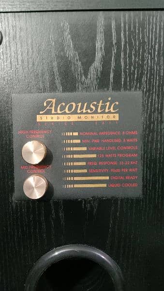 Acoustic studio monitor series 3311 5