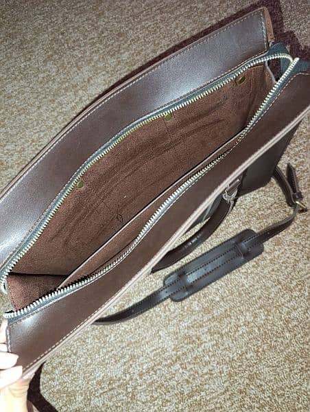 Brown laptop bag 3