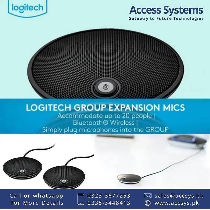 Logitech Meetup | GAC2500 | Logitech Group | Video Conferencing |Poly 9