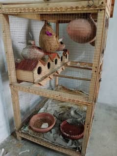 jawa birds with cage