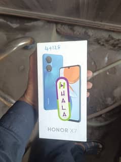 Honor X7 4+2/128 box chajar sath ha non pta bahar sa aya ha