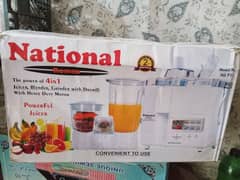 national juicer For urgent sale. . . . Contact number 0312-1244255