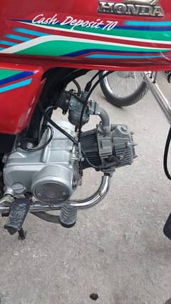 Honda 70cd bick argent for sell engan file ok whatsap03482443153