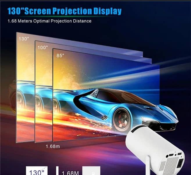 Projector Hy 300 4k HD box pack 1