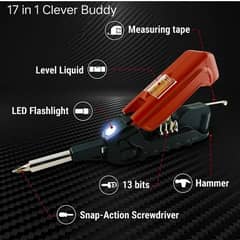 17 Tools In 1 Gadgets Screwdriver Set, All In One Everyday Multi Tool