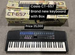 Casio CT-657 Brand new keyboard with Box