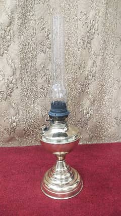 Vintage brass oil lamp