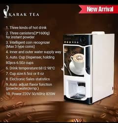 Tea and Coffee vending machine(corporate plan)