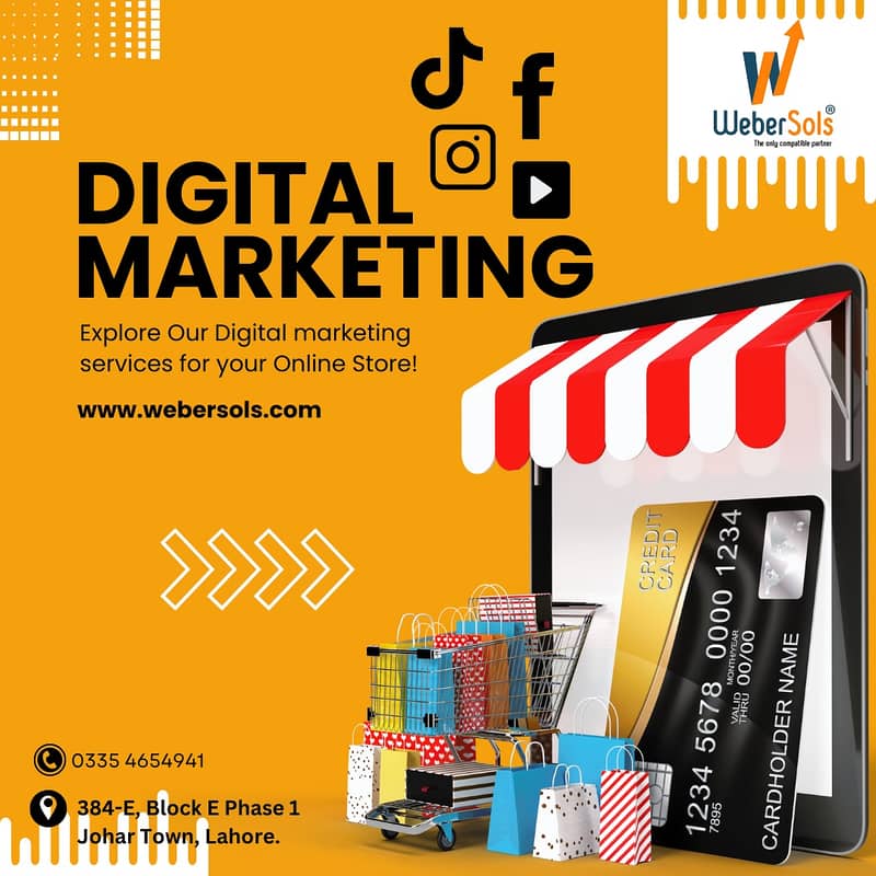 Digital Marketing, Facebook Ads, SEO Services, Shopify, Web Developer 0