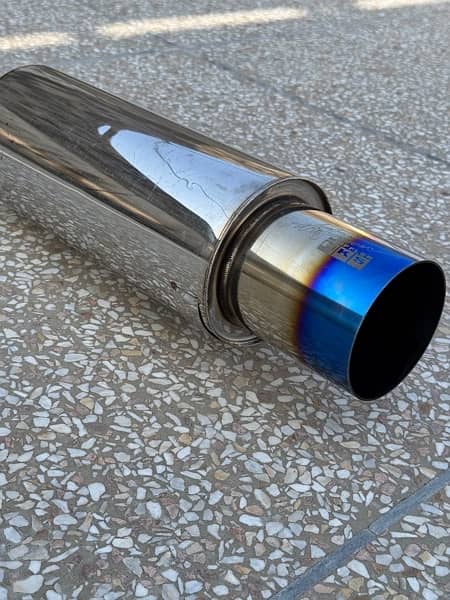 HKS Jazma Large size exhaust muffler almost new 1