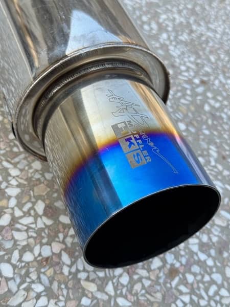 HKS Jazma Large size exhaust muffler almost new 3