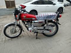 Honda cg 125 2023 self start Karachi num