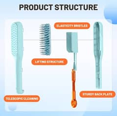 Self-Cleaning Hair Comb – Say Goodbye to Hair Buildup!