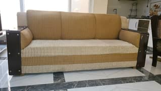 3 Seater sofa set | wooden sofa set