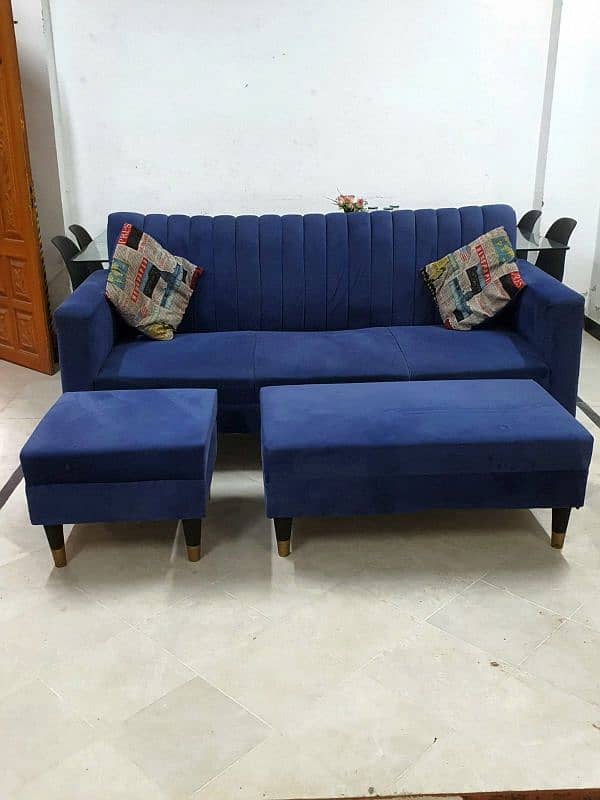 L shaped sofa, used 0