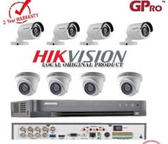 CCTV HIKVISION DAHUA 2 Camera 1080p 2 mp 4 channel dvr online security