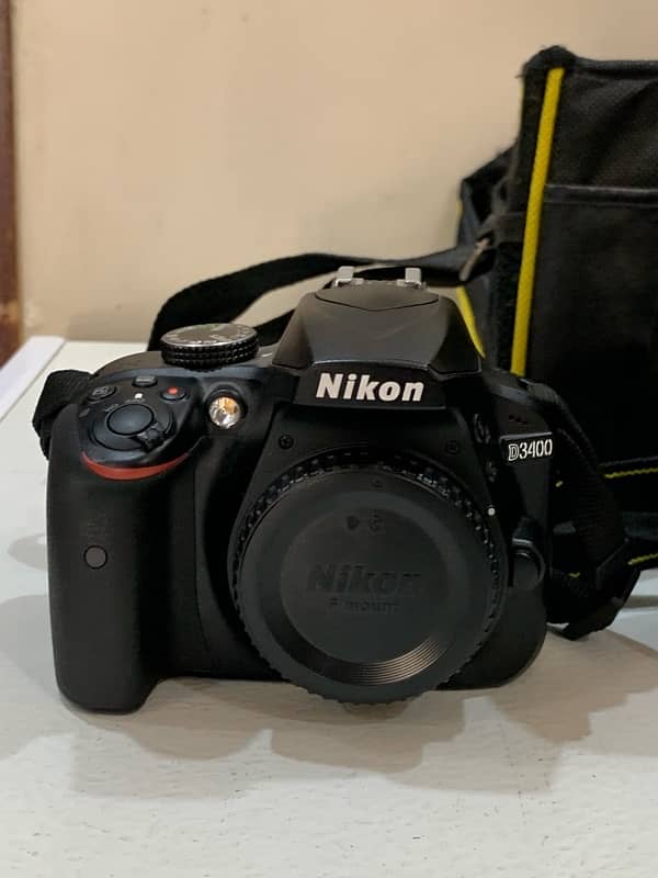 NIKON D3400 Camera with NIKKOR 18-55mm LENS & AF-S NIKKOR 35mm 1:1.8G 5