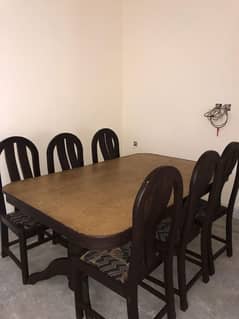 dining table with 6 chairs