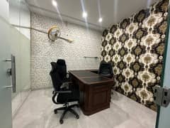 8 Marla 1st Floor Furnished office with cabin available in DHA Lahore Phase 6 A Block