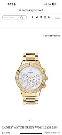 GUESS WATCH W0141L2