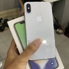 I phone x 64gb water pack pta approved box sath ha