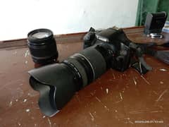 Canon DSLR Camera With Lenses