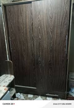 wooden wardrobe