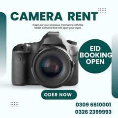 DSLR CAMERA ON RENT, Lens, Rent, Canon, Sony ,Lens sony a73 rent rent