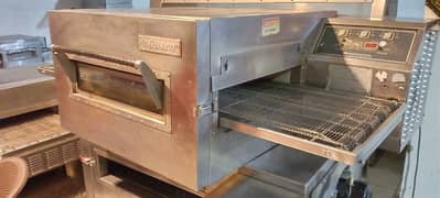 pizza prep table used// oven conveyor// hot plate// dough rooler