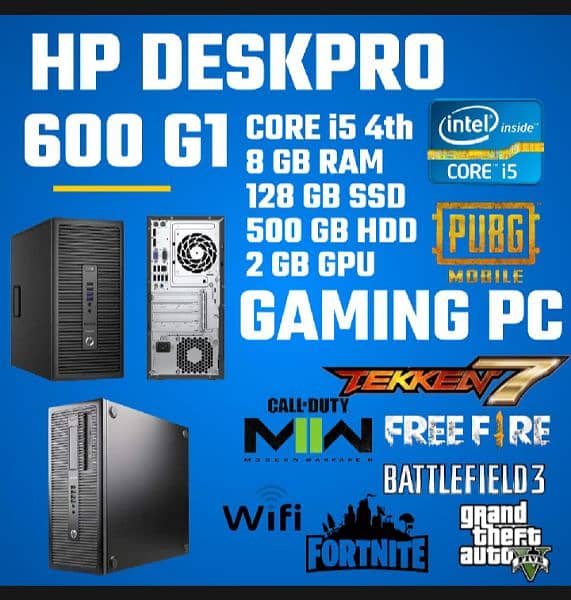 Gaming PCs with free (mouse and keyboard wifi and  games) 0