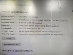 PC I5 4th Generation 8 GB ram SSD Games installed Only Play