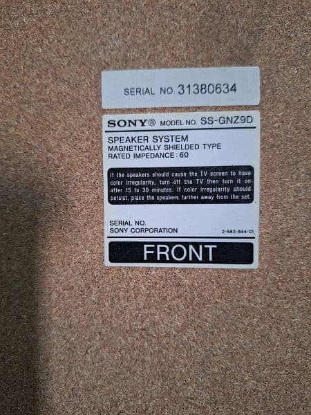 Sony ke original speaker 9