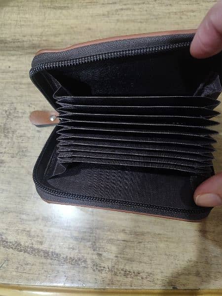 Brown Leather wallet 1