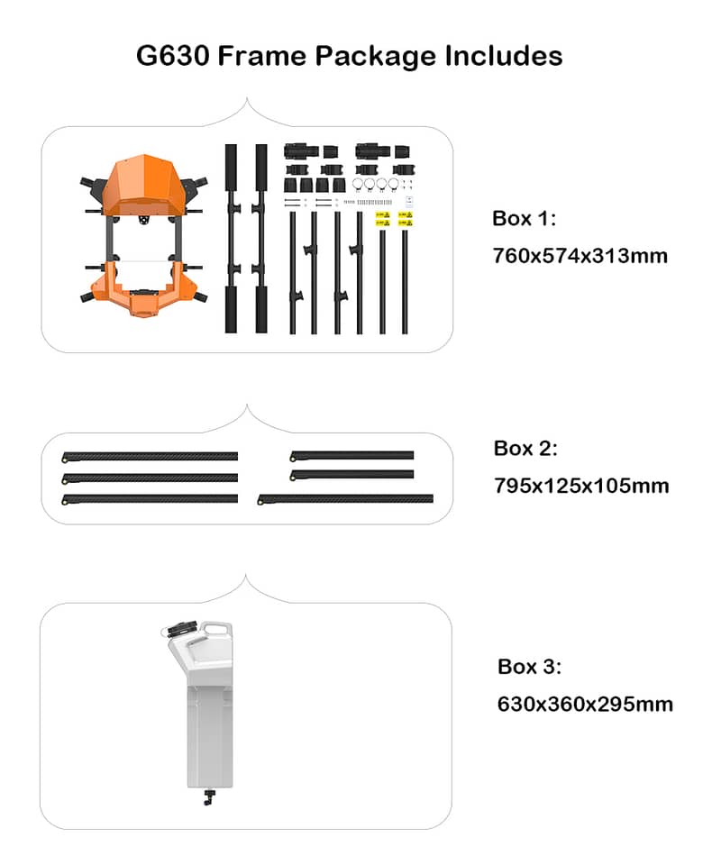 EFT G630 Six-Axis 30L /KG Agricultural Spray Drone 2