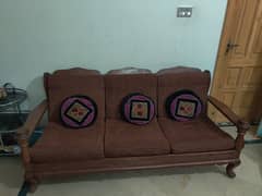 Furniture Wooden Sofa Set 3+1+1