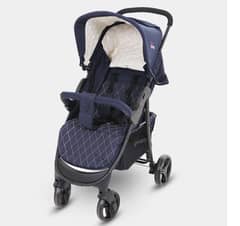 Tinnies Baby Stroller E03 Blue Pram