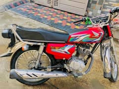 Honda 125 2023 red color total genuine