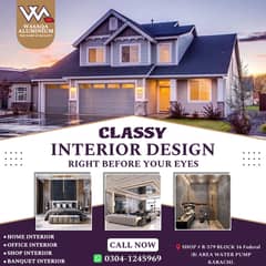 UPVC WORK|WOOD WORK|GLASS WORK|FALSE CELLING|WALLPAPER|Interior Design