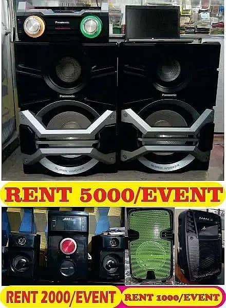 Rent a speaker Bluetooth speaker DJ Sound System for Rent All equipmen 11