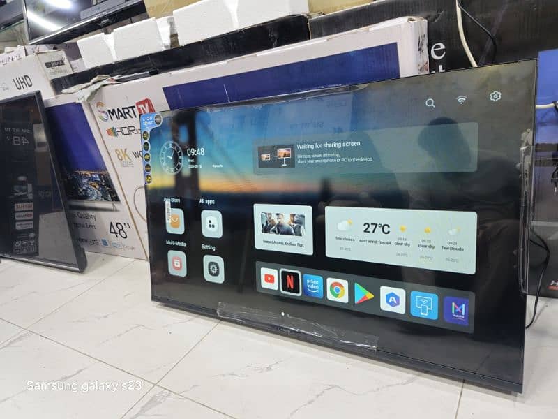 43 INCH SMART FHD LED TV YOUTUBE LIVE STREAMING WITH WIFI 5